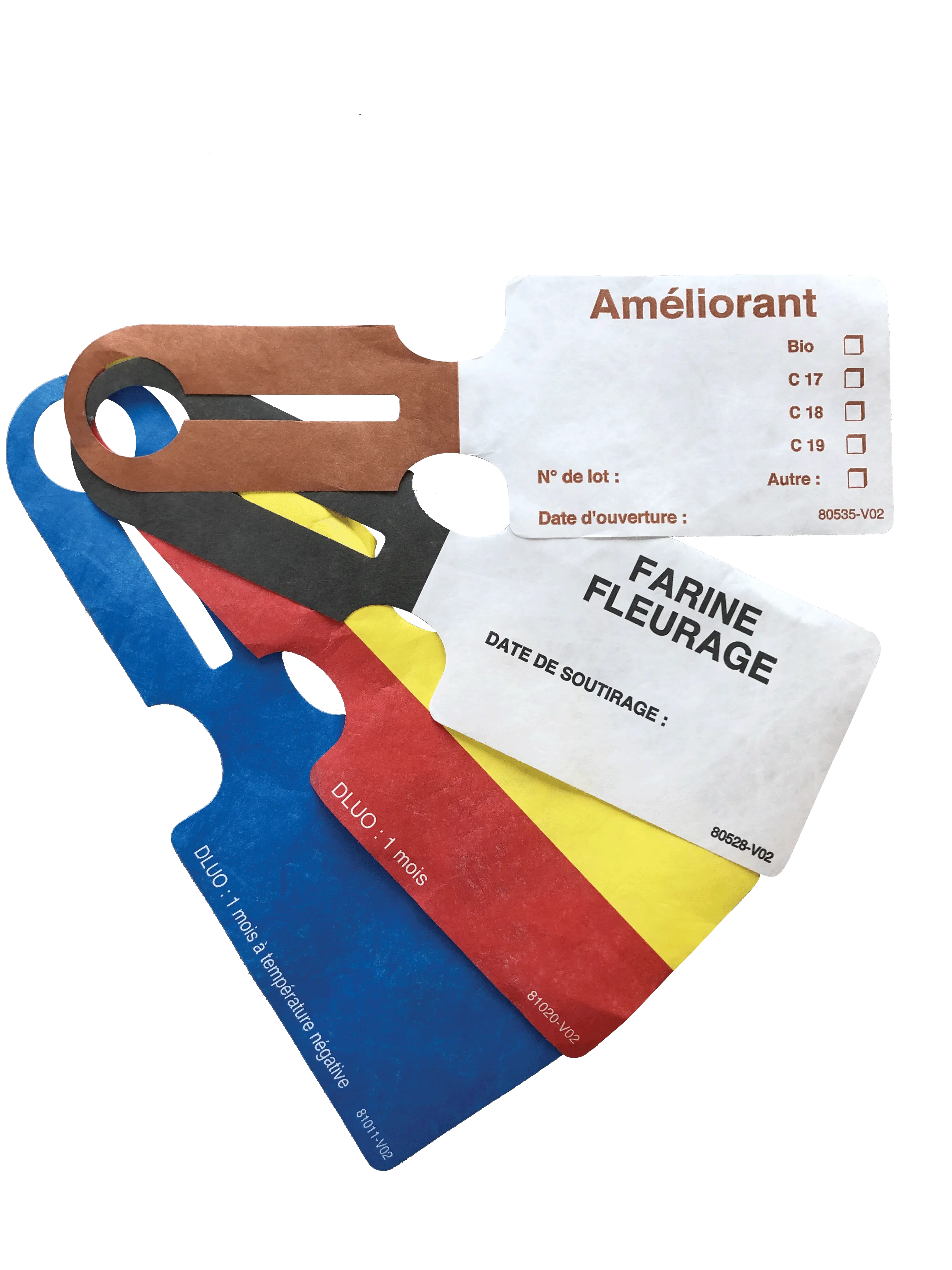 Étiquettes techniques